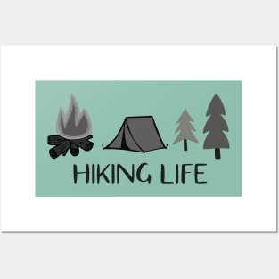 Hiking Life Posters and Art